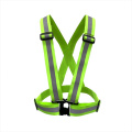 High visibility reflective security safety vest adjustable belt